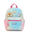 Little Chicken Mini Rainbow Backpack With Patches In Rainbow