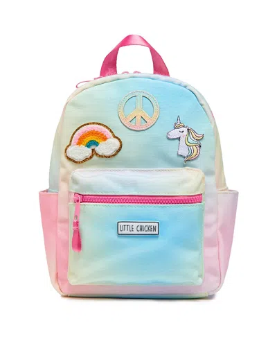 Little Chicken Kids' Mini Rainbow Backpack With Patches