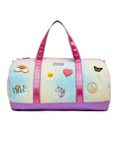 Little Chicken Girls' Rainbow Duffle Bag With Patches - Little Kid, Big Kid