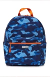 Little Chicken Kids' Camo Backpack In Blue Multi