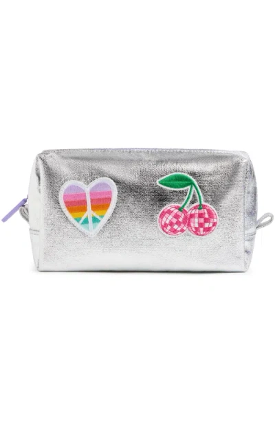 Little Chicken Kids' Metallic Patched Pouch In Metallic Multi