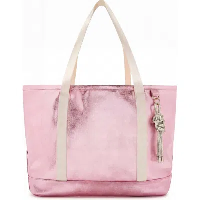 Little Chicken Kids Patched Backpack In Pink