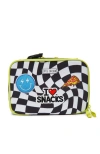 Little Chicken Kids Patched Lunchbox In Black Checker