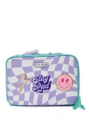 Little Chicken Kids Patched Lunchbox In Purple Checker