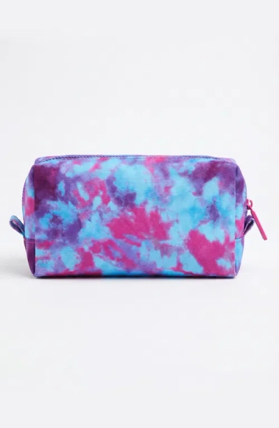Little Chicken Kids' Tie Dye Pouch In Purple Multi