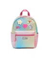 Little Chicken Patched Rainbow Backpack In Pink