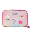 Little Chicken Rainbow Patched Lunch Box In Pink Rainbow Multi