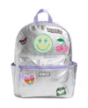 Little Chicken Unisex Kids Patched Backpack In Silver