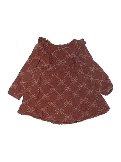 Pre-owned Little Co. By Lauren Conrad Kids' Dress In Orange