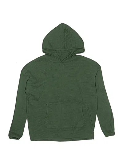 Pre-owned Little Co. By Lauren Conrad Kids' Long Sleeve Top Green Tops