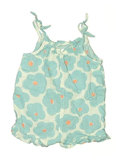 Pre-owned Little Co. By Lauren Conrad Babies' Short Sleeve Outfit In Blue