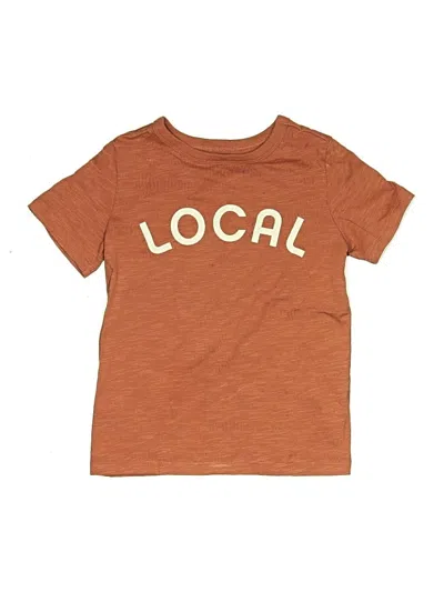 Pre-owned Little Co. By Lauren Conrad Kids' Short Sleeve T-shirt In Brown