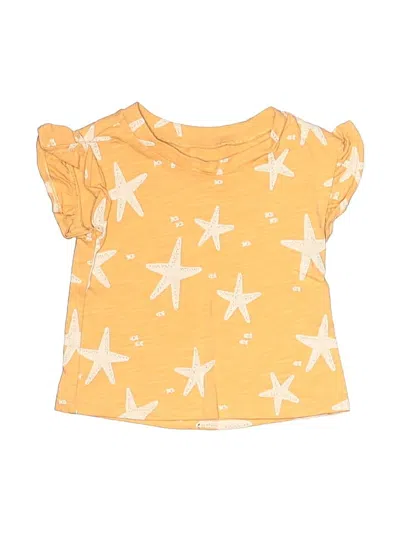 Pre-owned Little Co. By Lauren Conrad Babies' Sleeveless T-shirt In Yellow