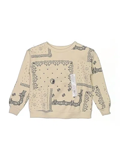 Pre-owned Little Co. By Lauren Conrad Kids' Sweatshirt In Tan