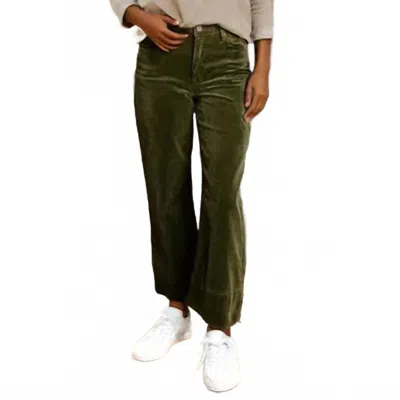 Little Daisy Closet Rough Ridge Cords Wide Leg Pants In Green