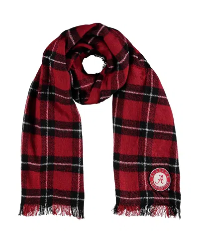 Little Earth Women's  Alabama Crimson Tide Plaid Blanket Scarf