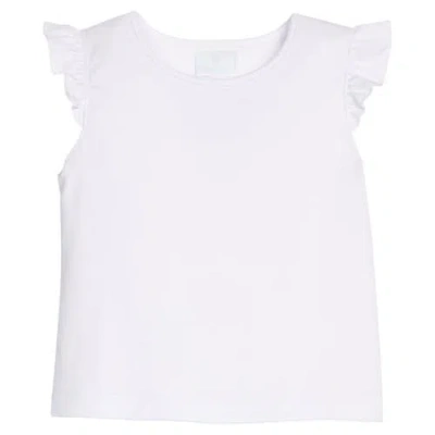 Little English Kids' Angel Sleeve Tilly Tank In White