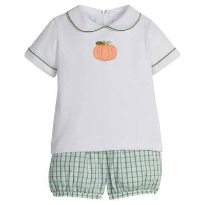 Little English Babies'  Kids' Applique Peter Pan Banded Short Set In Multi