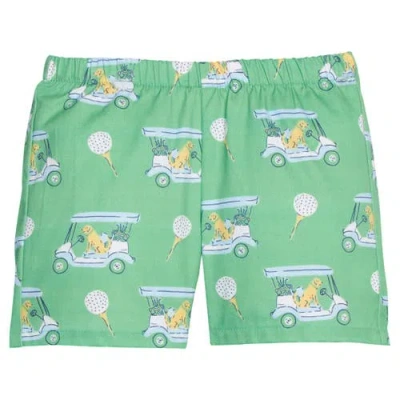 Little English Kids Basic Short In Green