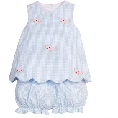 Little English Kids' Bow Back Bloomer Set In Multi