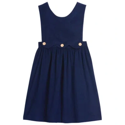 Little English Kids' Button Panel Jumper In Blue