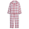 Little English Babies'  Kids' Classic Pajama Set In Holiday Plaid