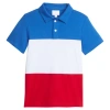 Little English Kids Color Block Short Sleeve Polo