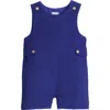 Little English Kids' Corduroy Button Tab John John In Blue