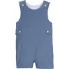 Little English Babies'  Kids' Corduroy Button Tab John John In Blue