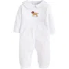 Little English Kids' Crochet Playsuit In Boy Lab