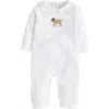 Little English Kids' Crochet Playsuit In Girl Lab