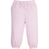 Little English Kids' Floral Banded Bow Pant In Pink