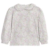 Little English Babies'  Kids' Floral Ruffled Peter Pan Blouse In Multi