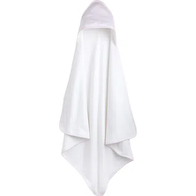 Little English Kids' Hooded Towel In Light Pink Stripe