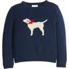 Little English Babies'  Kids' Intarsia Sweater In Blue