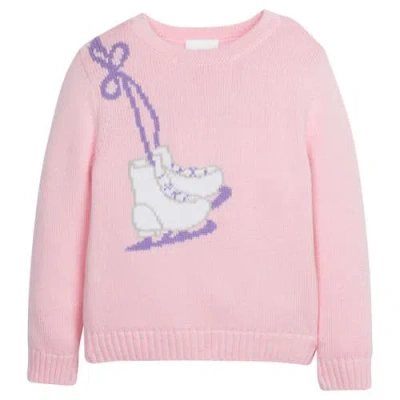 Little English Kids' Intarsia Sweater In Ice Skate