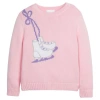 Little English Kids' Intarsia Sweater In Ice Skate
