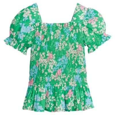 Little English Kids' Isla Top In Green