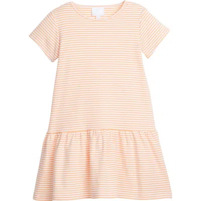 Little English Kids' Kari T-shirt Dress In Orange