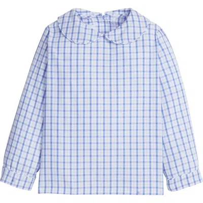 Little English Babies'  Kids' Long Sleeve Peter Pan Shirt In Multi