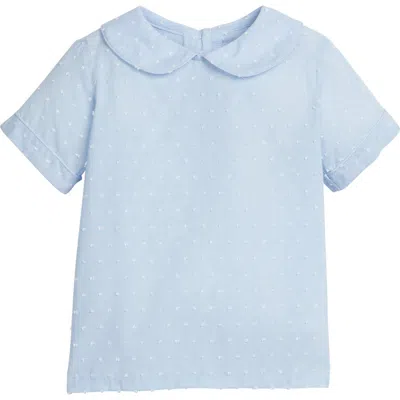 Little English Babies'  Kids' Peter Pan Shirt In Blue