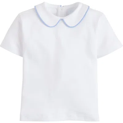 Little English Kids' Piped Peter Pan Short Sleeve In Blue