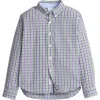 Little English Kids' Plaid Button Down Shirt Blend In Multi