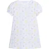 Little English Babies'  Kids' Printed T-shirt Dress In Blue
