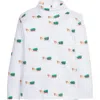 Little English Kids' Printed Turtleneck In Holiday Labs