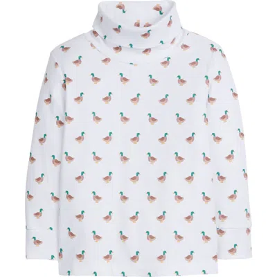 Little English Kids' Printed Turtleneck In Mallards