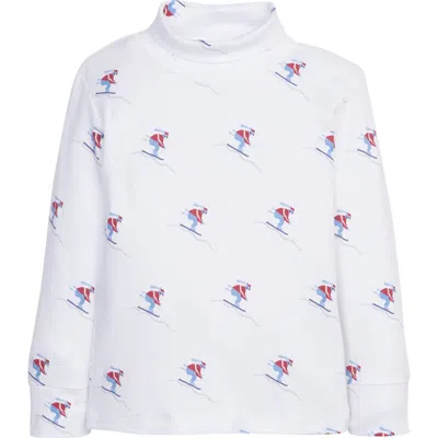 Little English Kids' Printed Turtleneck In Ski