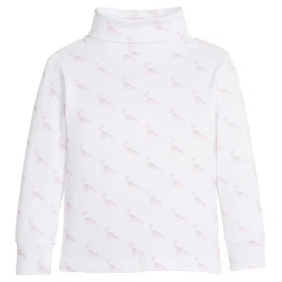 Little English Babies'  Kids' Printed Turtleneck In White