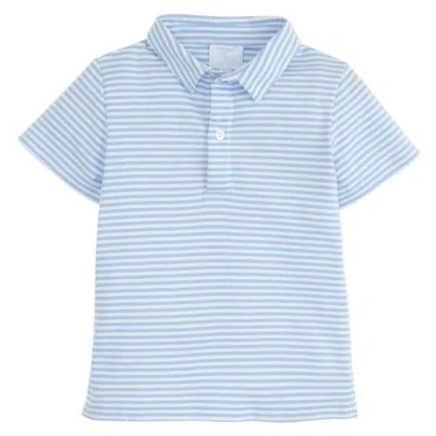 Little English Kids' Short Sleeve Polo In Blue