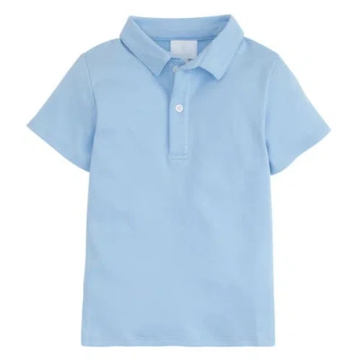 Little English Kids' Short Sleeve Polo In Blue